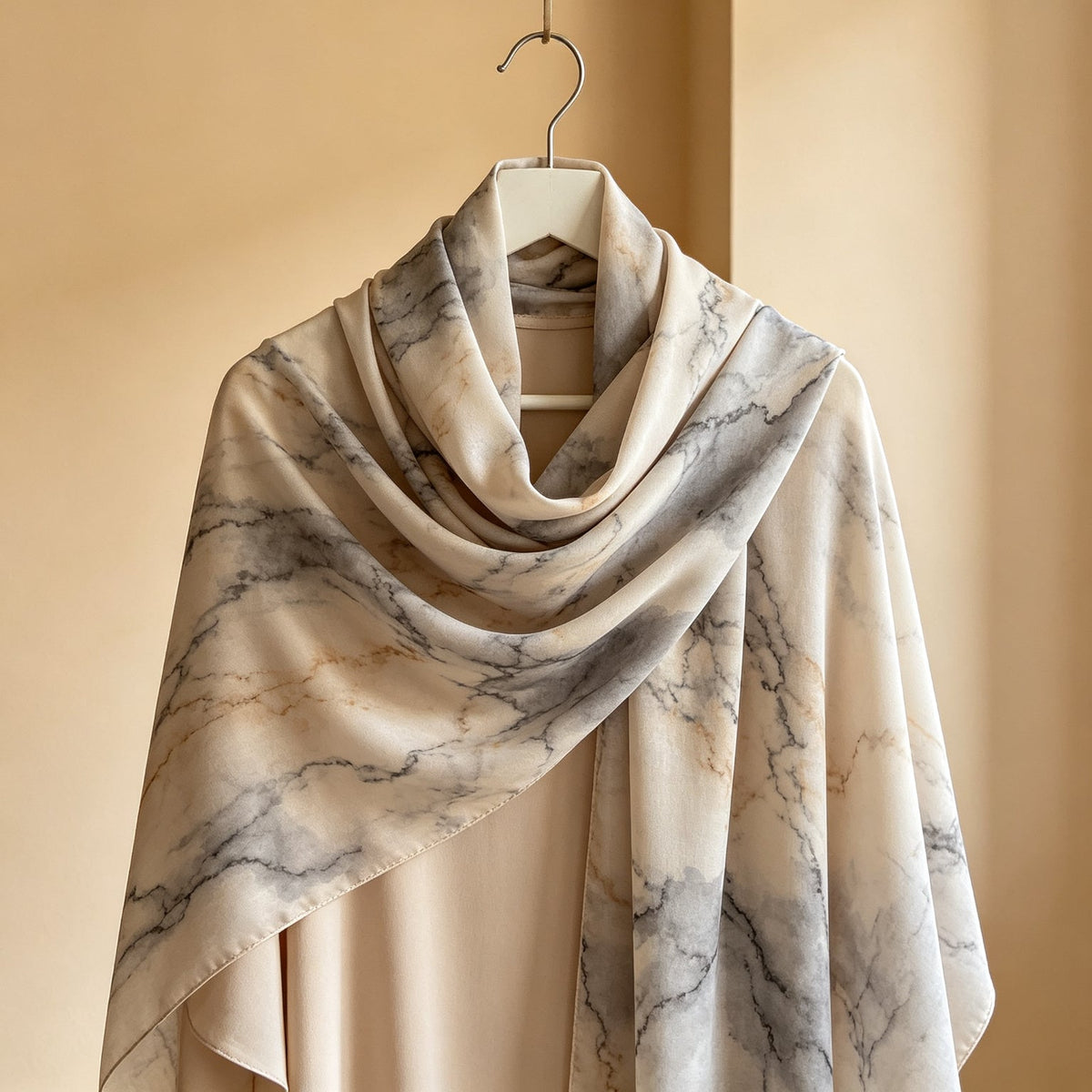 The Story Behind the Marble Pashmina Print