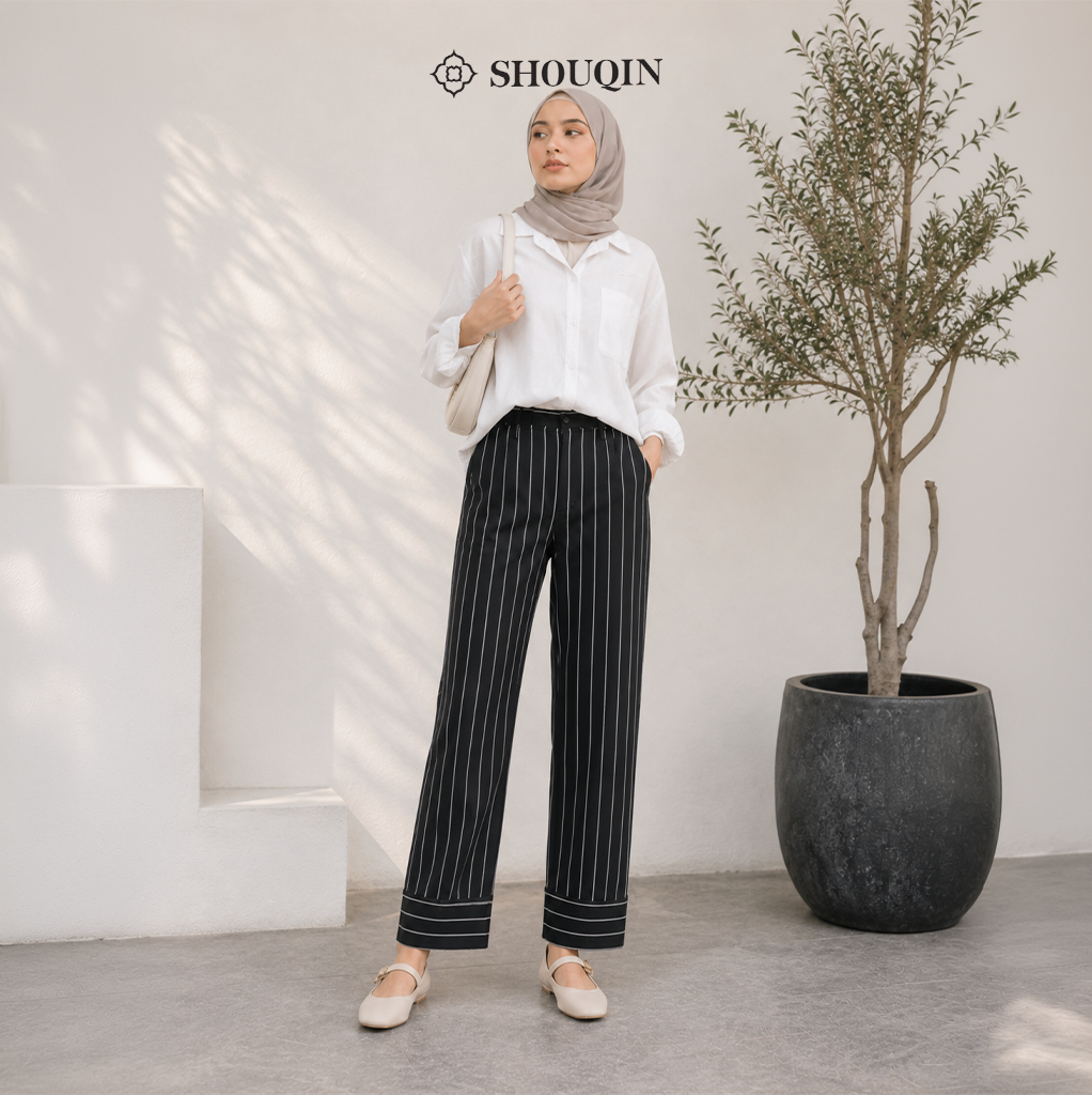SHOUQIN Gia High-Waist Trousers