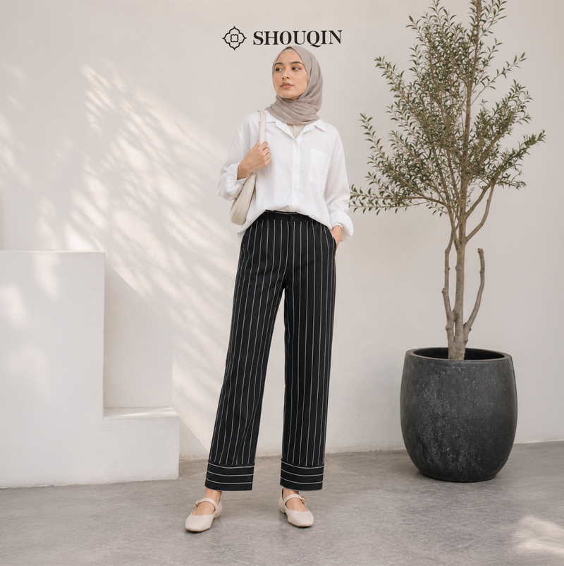 SHOUQIN Gia High-Waist Trousers