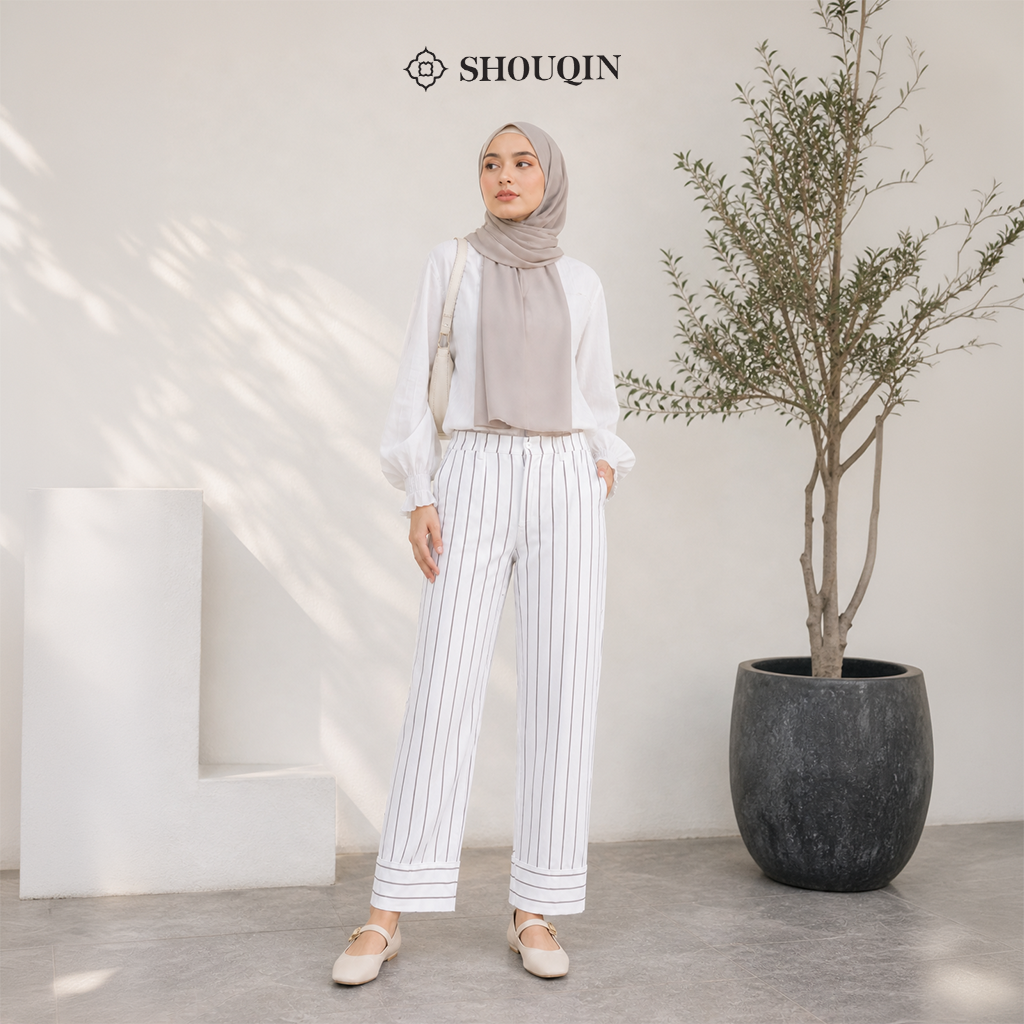 SHOUQIN Gia High-Waist Trousers