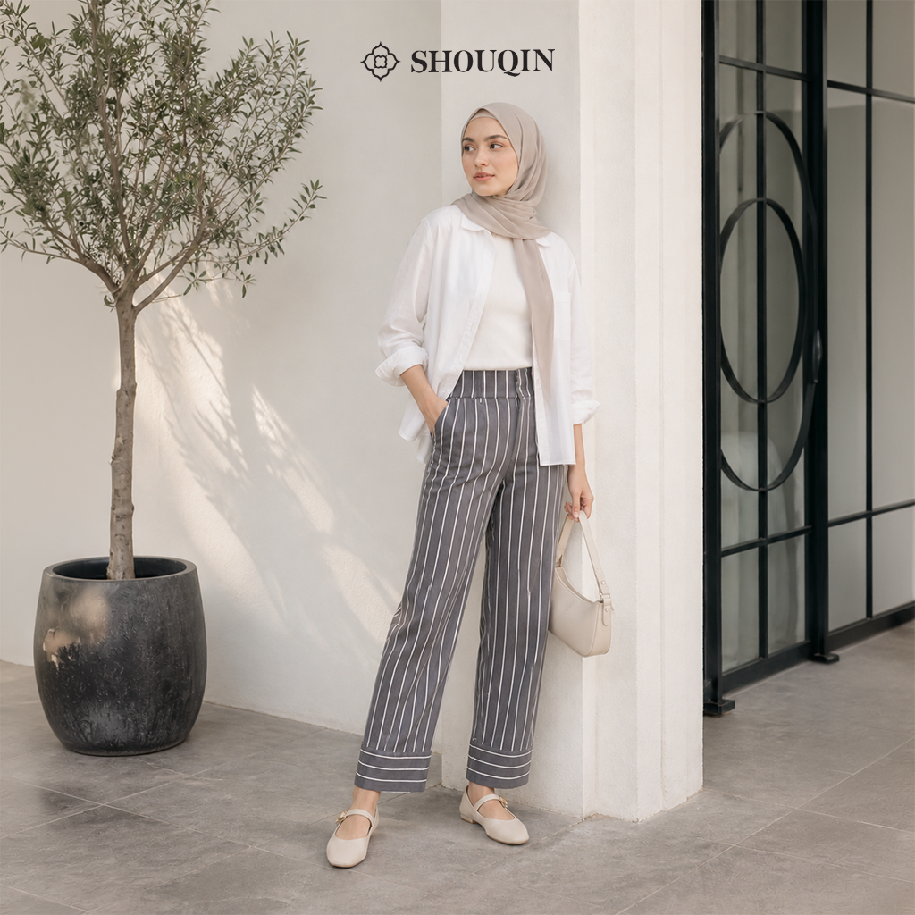 SHOUQIN Gia High-Waist Trousers